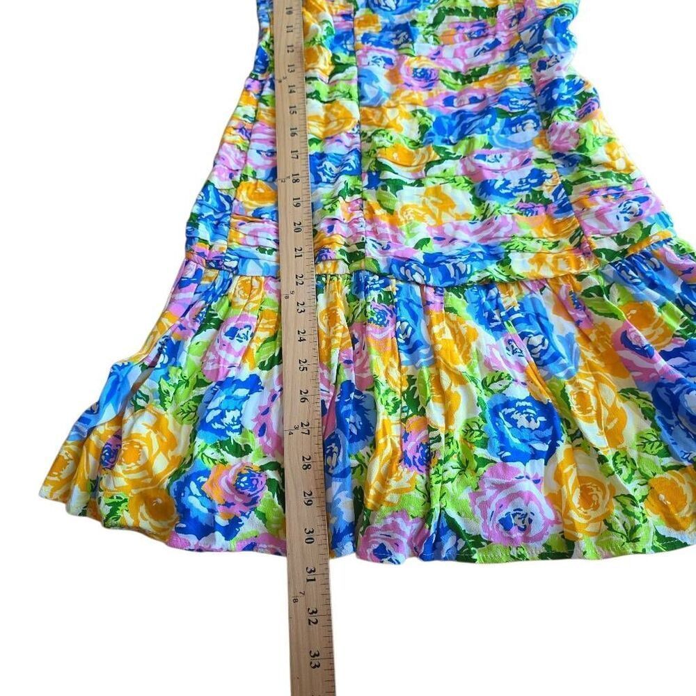 Zara womens Sz S multicolor floral Spaghetti straps mini dress NWOT - Picture 5 of 7
